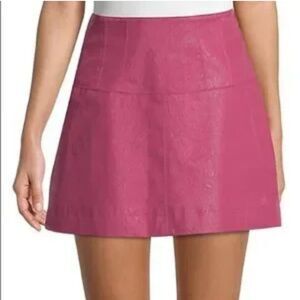 Free People Pink Sweetheart Mini Skirt size 6
